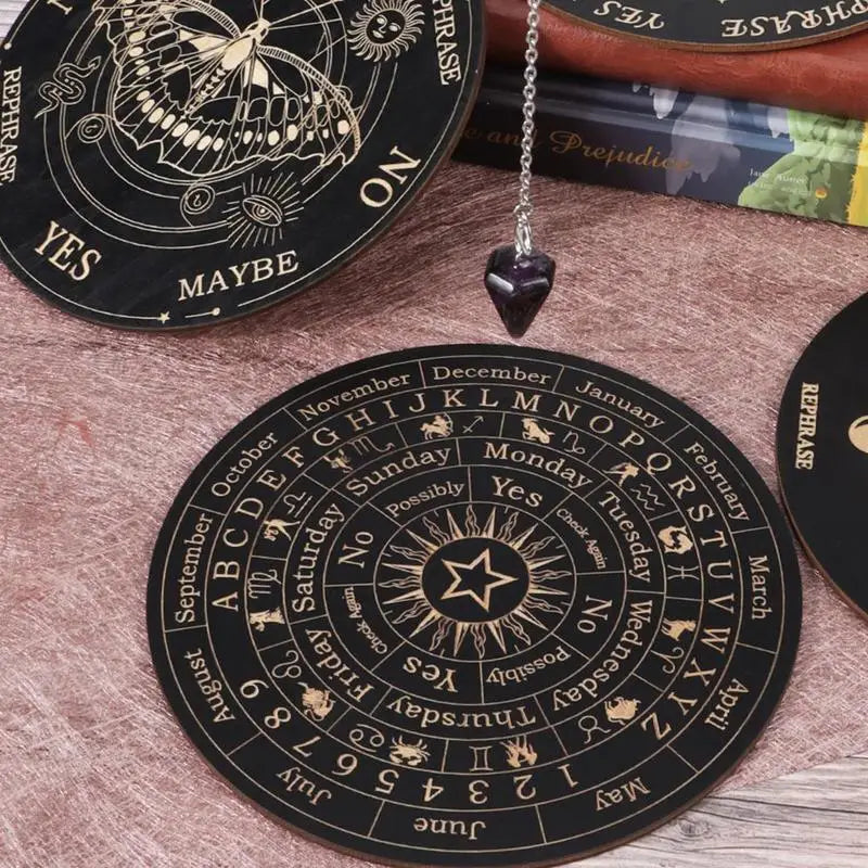 Wooden Star Pendulum Divination Board