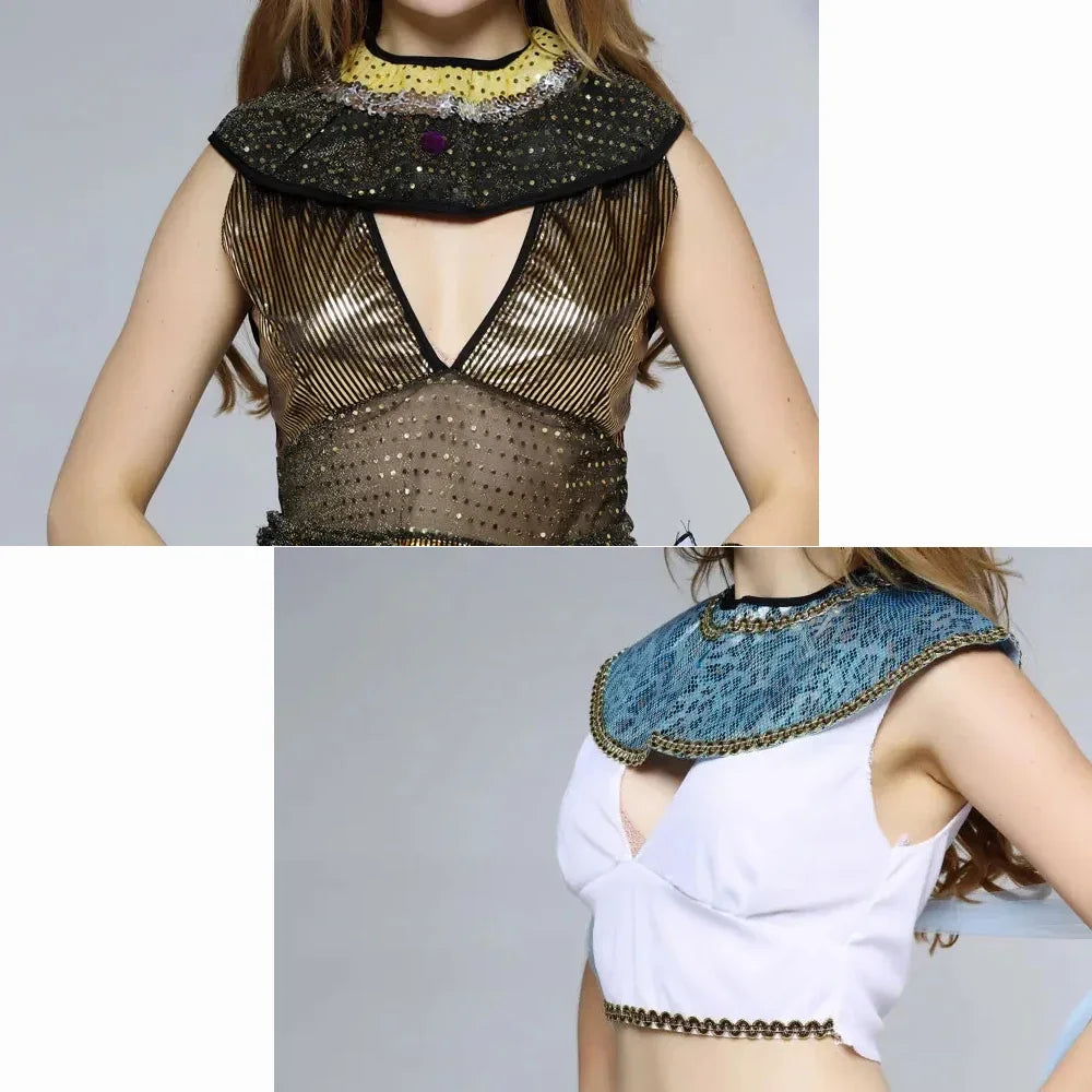 Halloween Costumes Ancient Egypt Egyptian Pharaoh King Empress Cleopatra Queen Costume for - View 6