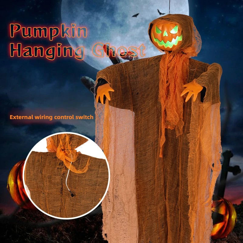 Halloween Decoration Luminous Demon Pumpkin Scarecrow Hanging Ornaments - product image 4