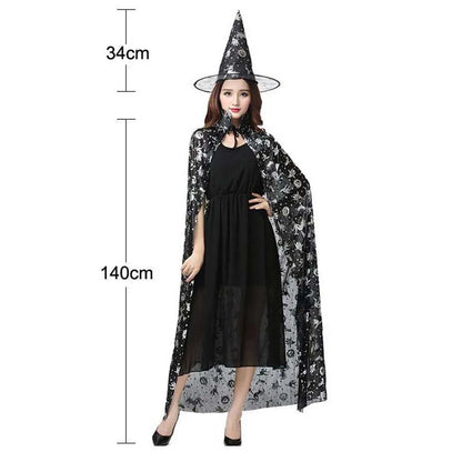 Trendy Performance Costumes Halloween Cloak Sets Witch Caps Pumpkin Scary Costumes Ghost - View 6