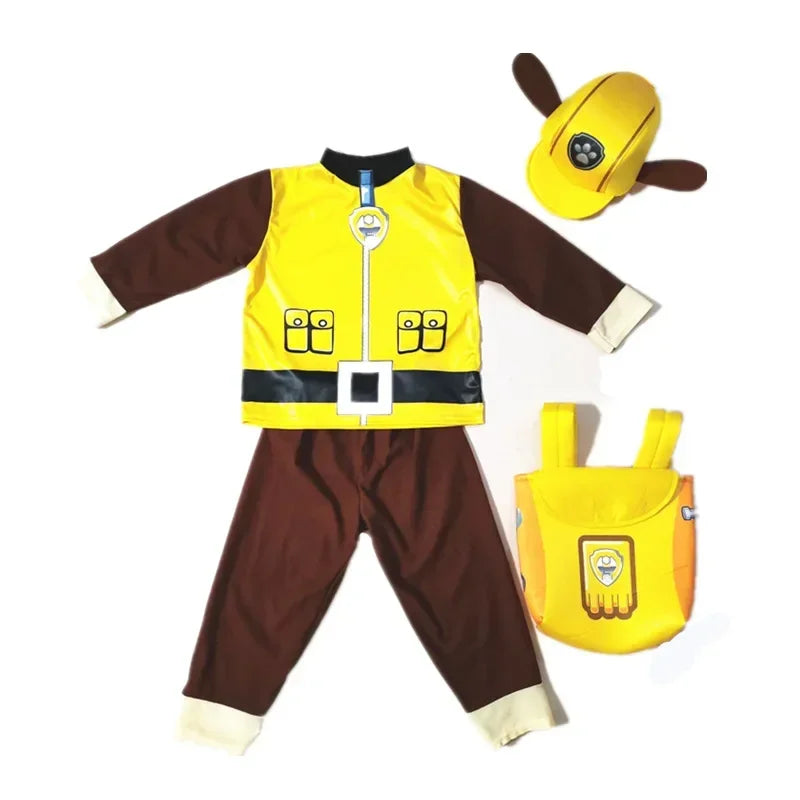 Rescue Pup Patrol-Inspired Kids Costume Children Tops Pants Patrol Uniform Costume