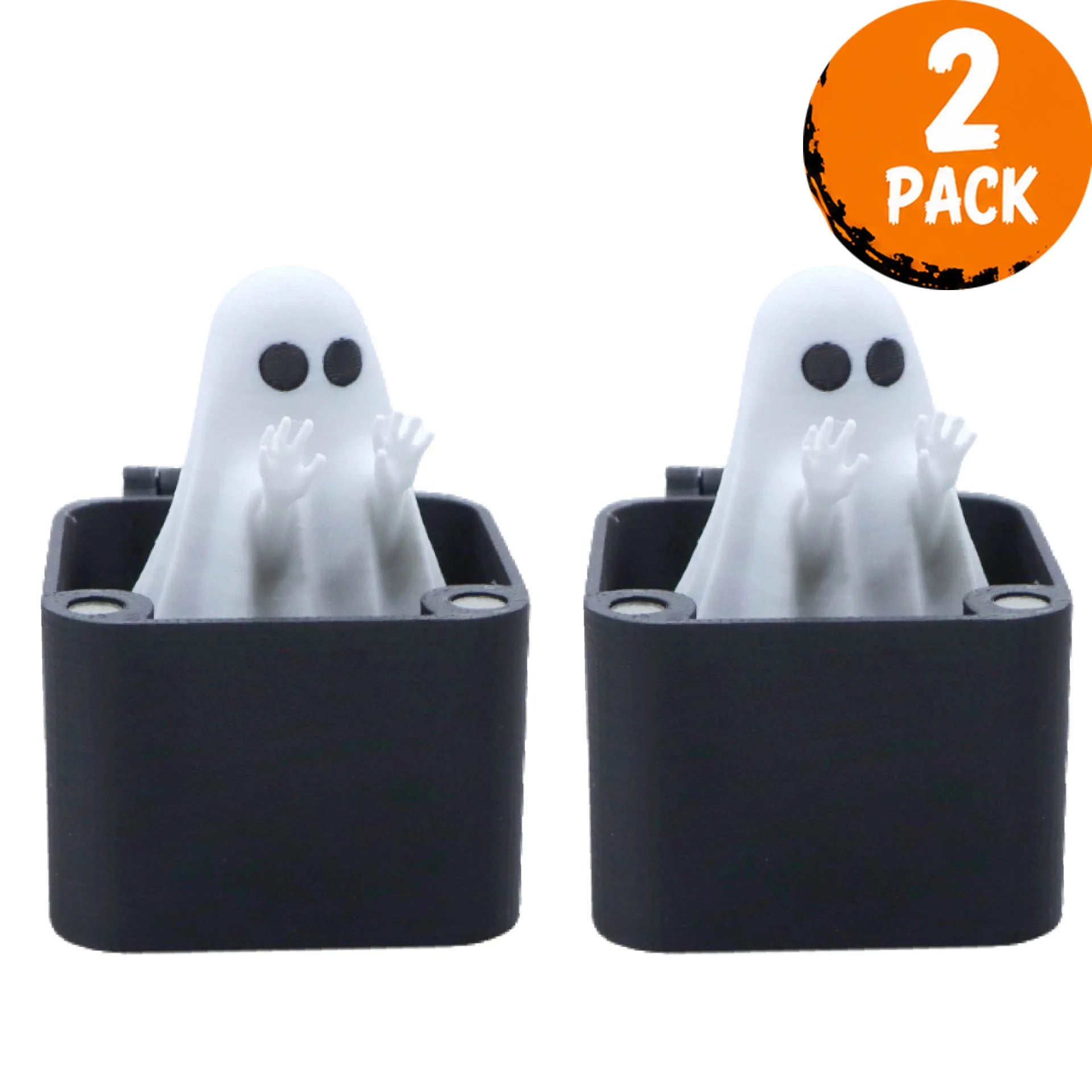 3D Printed Middle Finger Ghost Surprise Box Funny Prank Props Halloween Decor Spooky Pop Up Ghost Gift