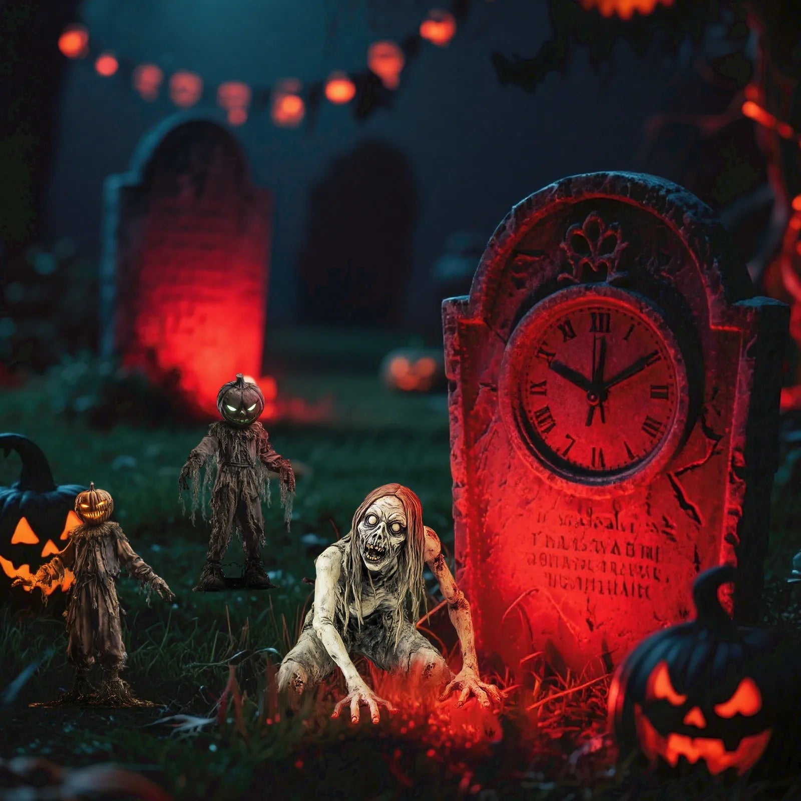 Halloween Thriller Courtyard Floor Ornaments Horticulture Plugin Outdoor Courtyard Atmosphere Scene Layout - product image 3