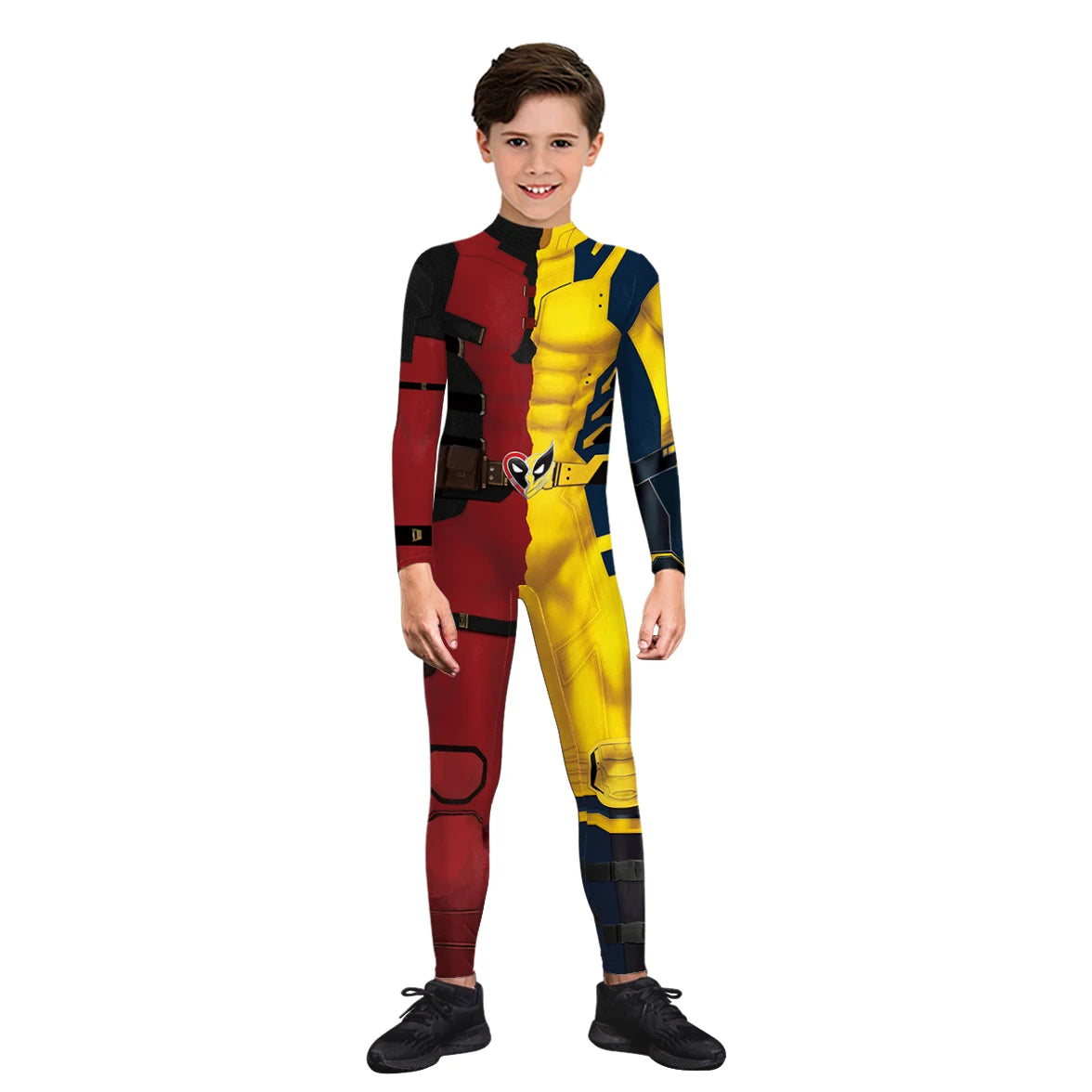 Zawaland Wolverine Deadpool Cosplay Jumpsuit Superhero Boys Girls Deadpool Adult Halloween Zenti James - product image 12