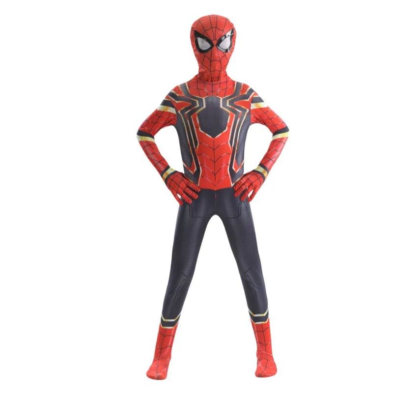 Miles Morales-Inspired Spider Superhero Costume – Kids & Adults