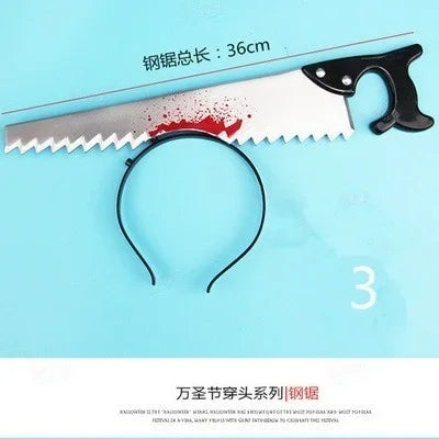 Dog/Cat/Pet Halloween Funny Scary Toys Perform Props Plastic Ax Saw Nail Knife - product image 9