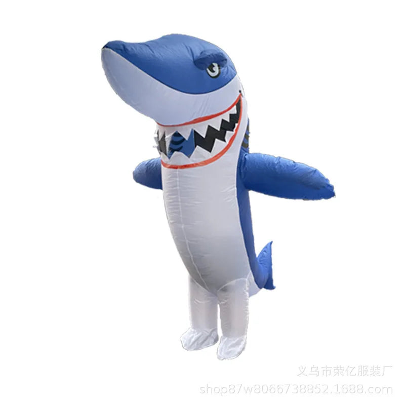 Big Bird Shark Elephant White Chicken Bathtub Toilet Cosplay Inflatable Suit Halloween Party Props Animal Costume