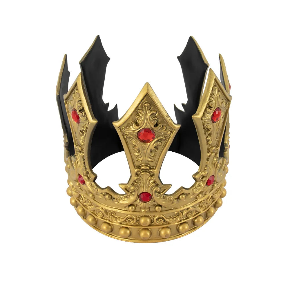 Royal Crowns Costume King Queen Crowns Princess Tiara Halloween Costumes Accessories Xmas - View 11