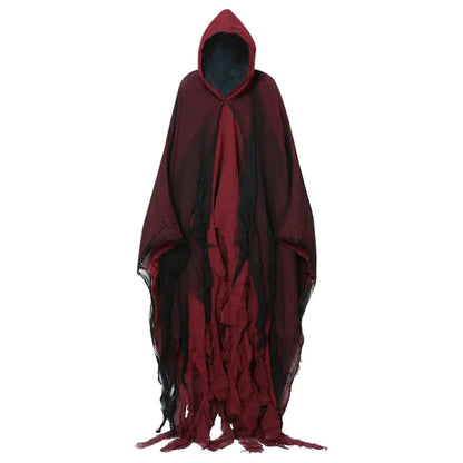 Witch Costumes Halloween Adult Cloak Vampire Hooded Costume Cloak Scary Grim Reaper Dress - View 6