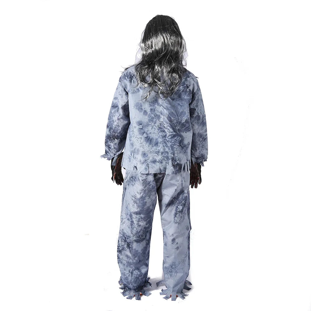 Adult Zombie Horror Costume – Black Corpse Halloween Outfit