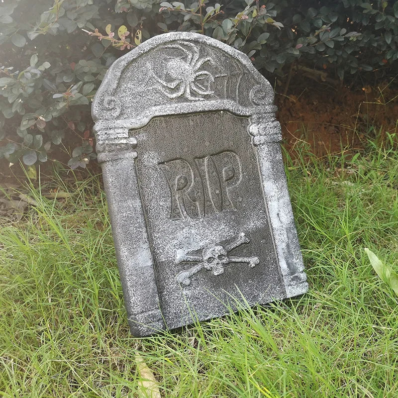 4pcs Halloween Foam RIP Graveyard Tombstone Decor Skeleton Tomb Haunted House Party Prank Prop Yard Outdoor - product image 3