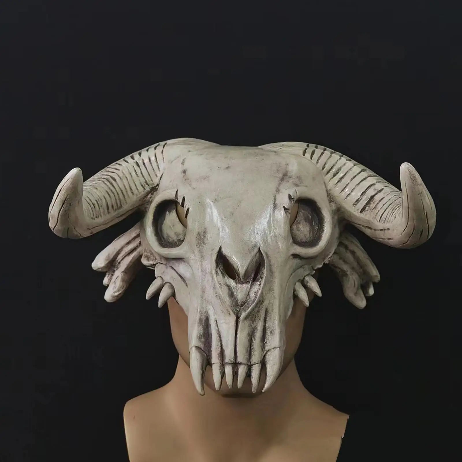 Halloween Skull Cosplay Mask Bull Head Mask for Nightclub Cosplay