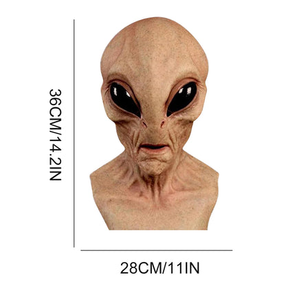 Alien Funny Mask Latex Scary Mask Realistic Creepy Masks for Prop - alternate view 5