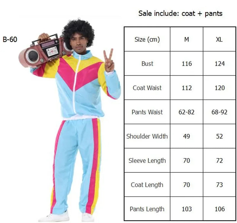 Couples Hippie Costumes for Women Male Vintage 70s 80s Rock Disco Cosplay Outfits Carnival Halloween Party - product image 17