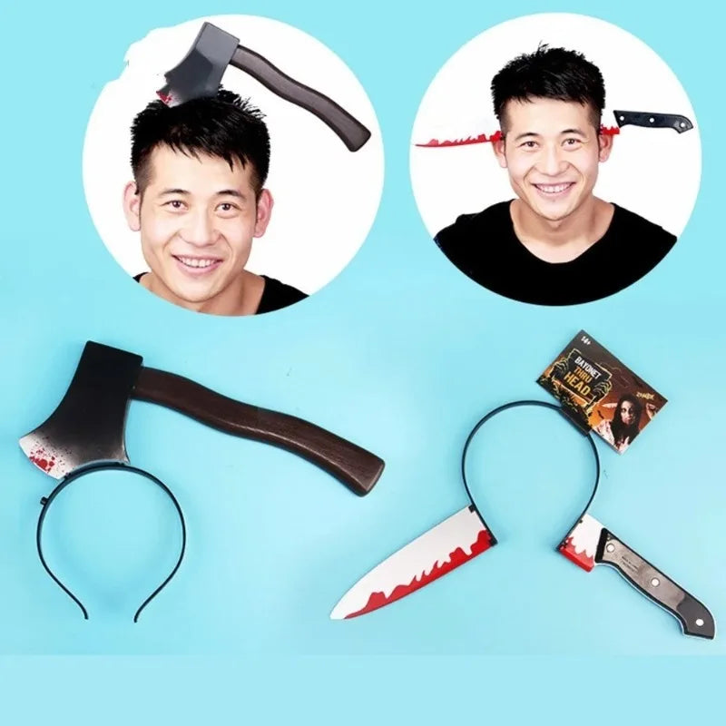 Dog/Cat/Pet Halloween Funny Scary Toys Perform Props Plastic Ax Saw Nail Knife - product image 5
