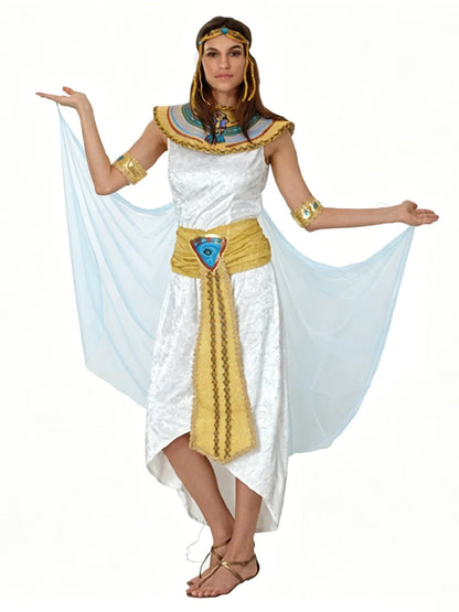 Umorden Adult Kids Egypt Nile Pharaoh Cleopatra Costume for Women Men Boys Girls Family Halloween New Year - product image 10