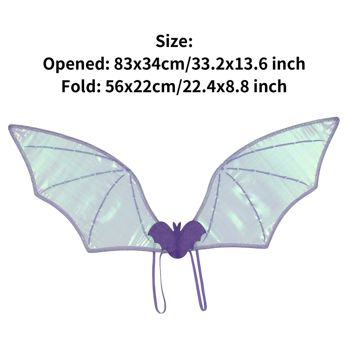 Bat Costume Dress Up Wing Vampire Witch Wing Halloween Cosplay Party - view 6
