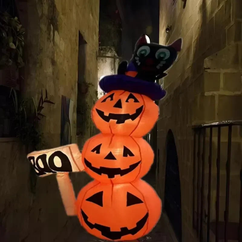 1.6M/5FT Halloween Inflatable Model Pumpkin Built-in LED Lights Holiday Outdoor Indoor Home Garden Party Fun - product image 5