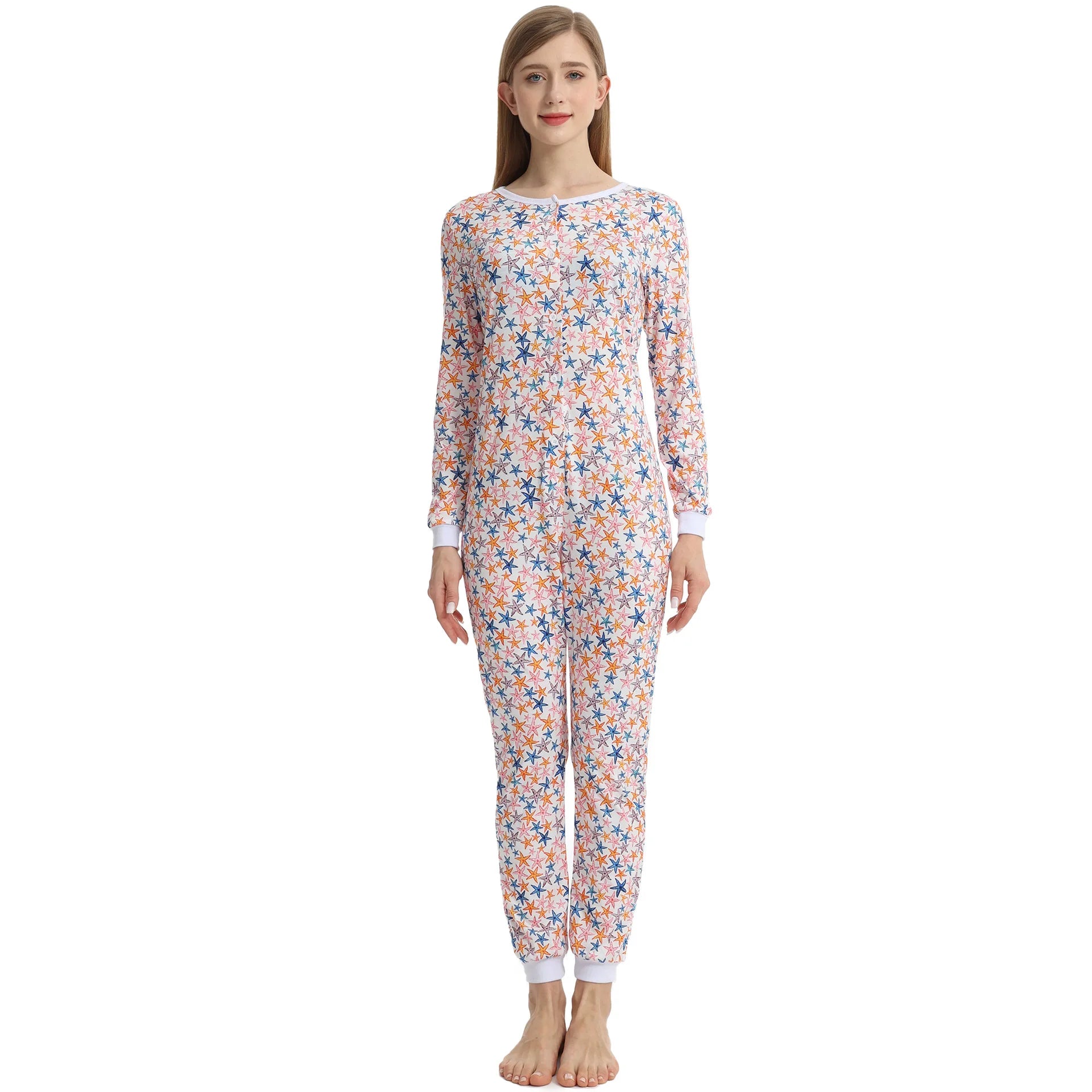 Print Adult Cute Cartoons Onesies Costume For Women Warm Soft Animal Onepieces Pajamas Home Wear Girl Clothes - product image 8