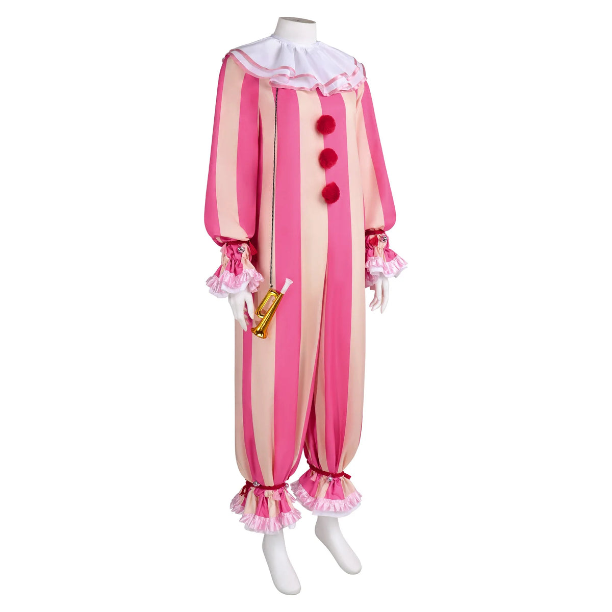 Clown Jumpsuit Costume - Pink - Halloween Costume - product image 2