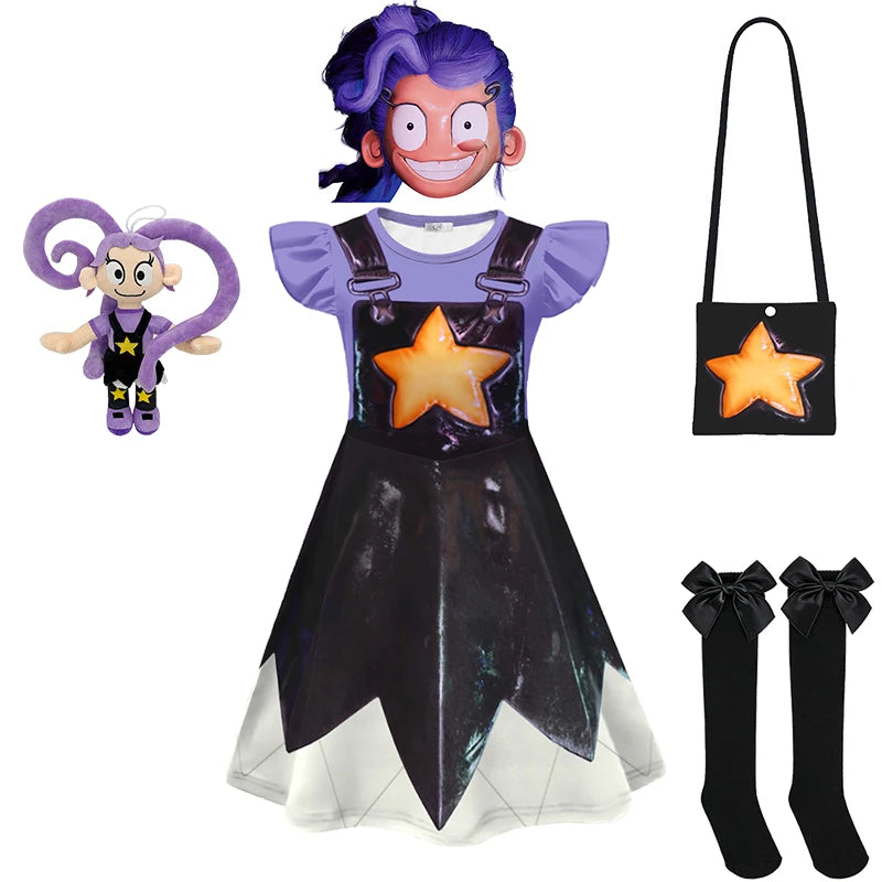 Poppy Playtime-Inspired Lily Costume for Girls | Doll Dress-Up