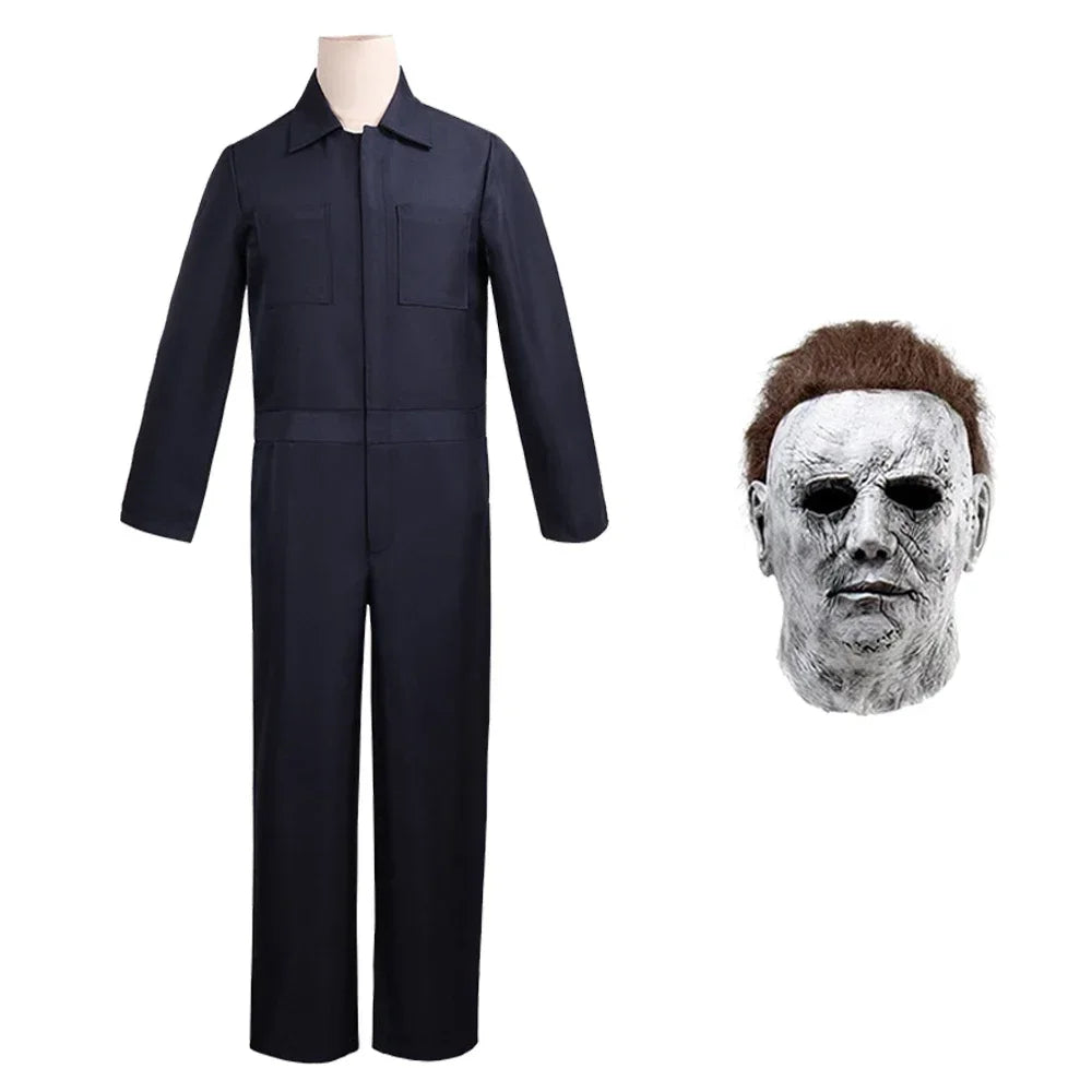 Michael Myers Halloween Costume Doodt Michael Myers Costume Kostuum Bloederige Kleding - Black 3pcs as show / S
