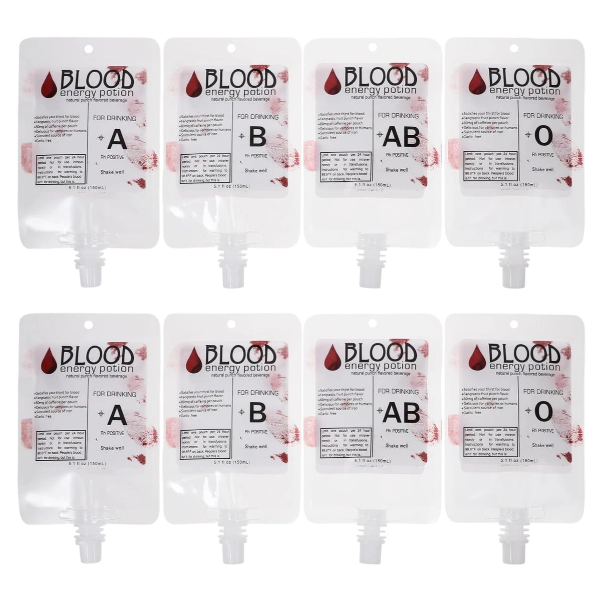 1Piece 250ml Halloween Blood Bags Vampire Fake Blood Suction Bags Drinks Plasma Beverage Halloween Decoration - product image 2