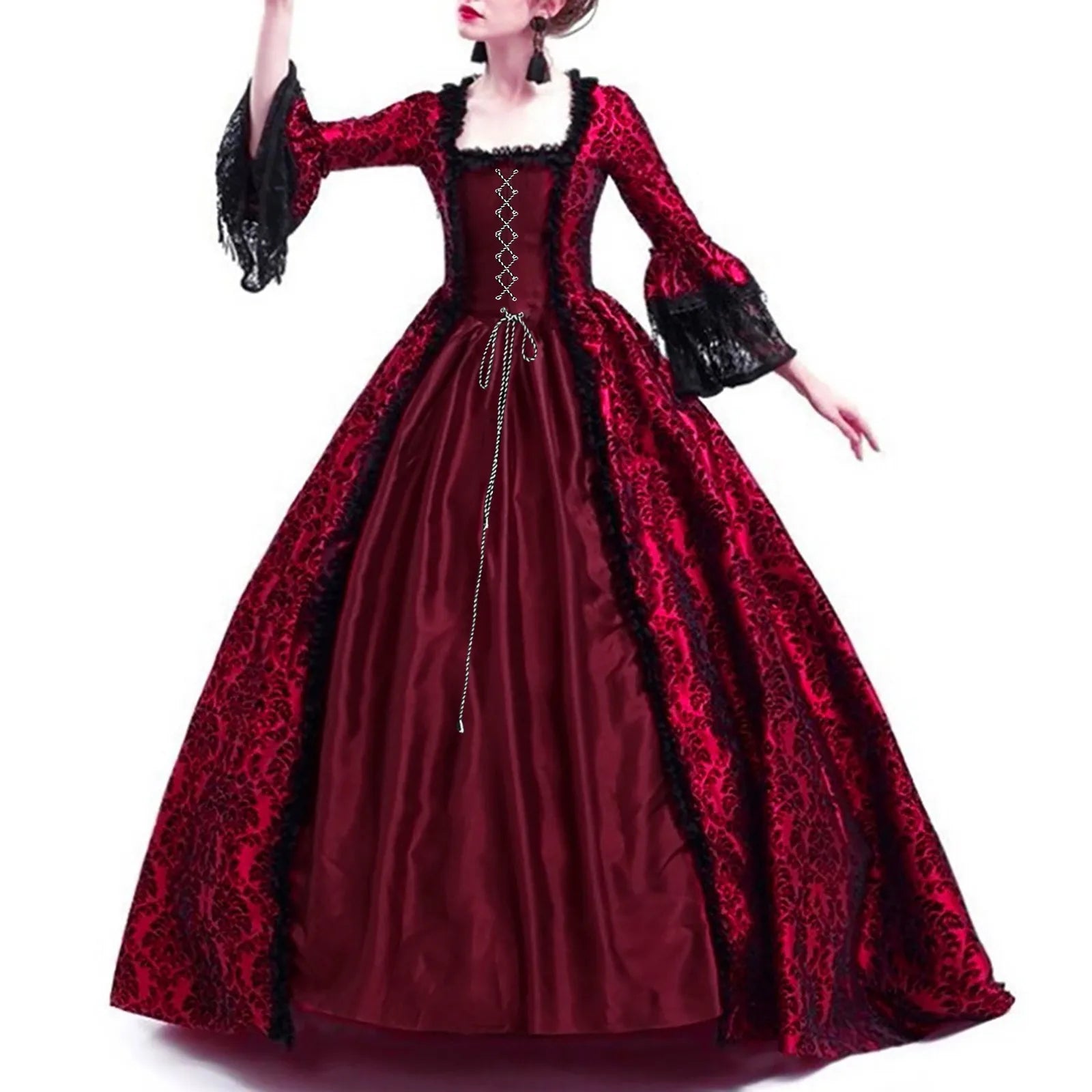 Women's for Medieval Vintage Gothic suit 할로윈 코스튬 para mujer Costume - alternate view 9