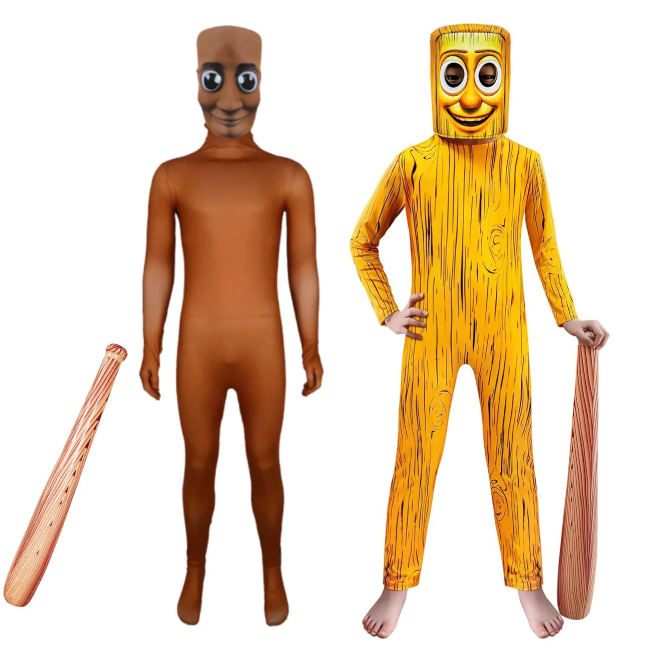 Kids Tung Sahur-Inspired Halloween Costume Set
