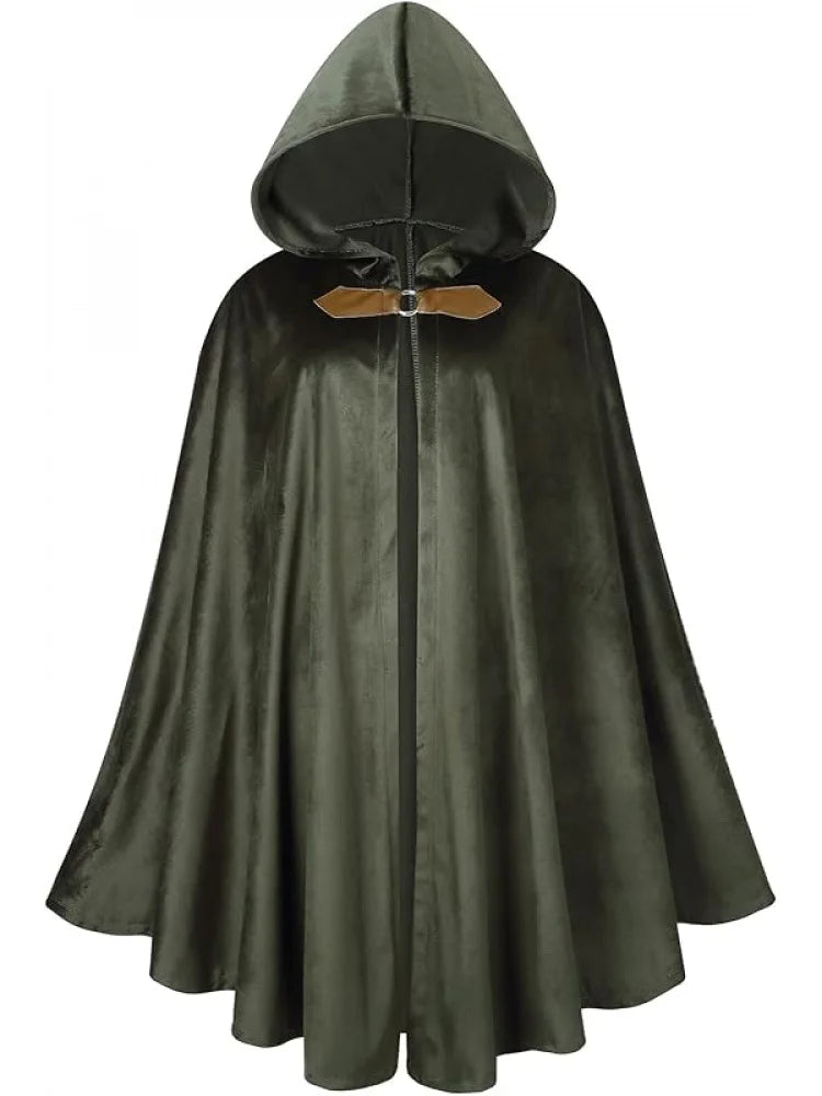 Medieval Victorian Velvet Hooded Halloween Cape - product image 11