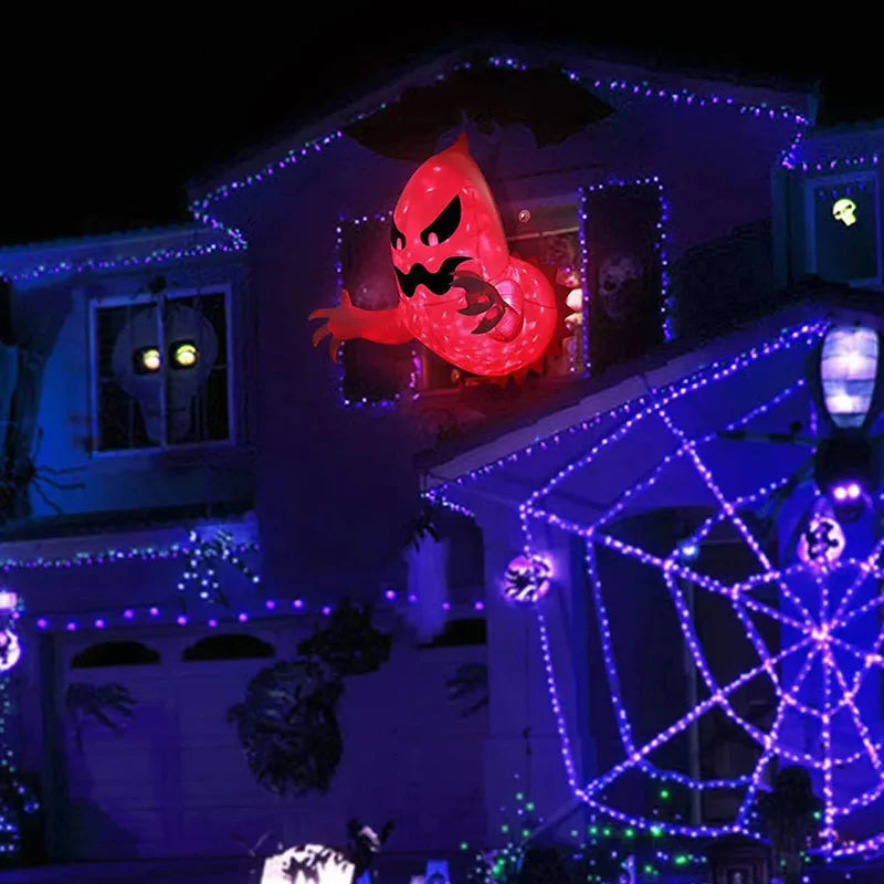 Halloween inflatable ghost horror hanging ornaments, outdoor courtyard window hanging ornaments - product image 3