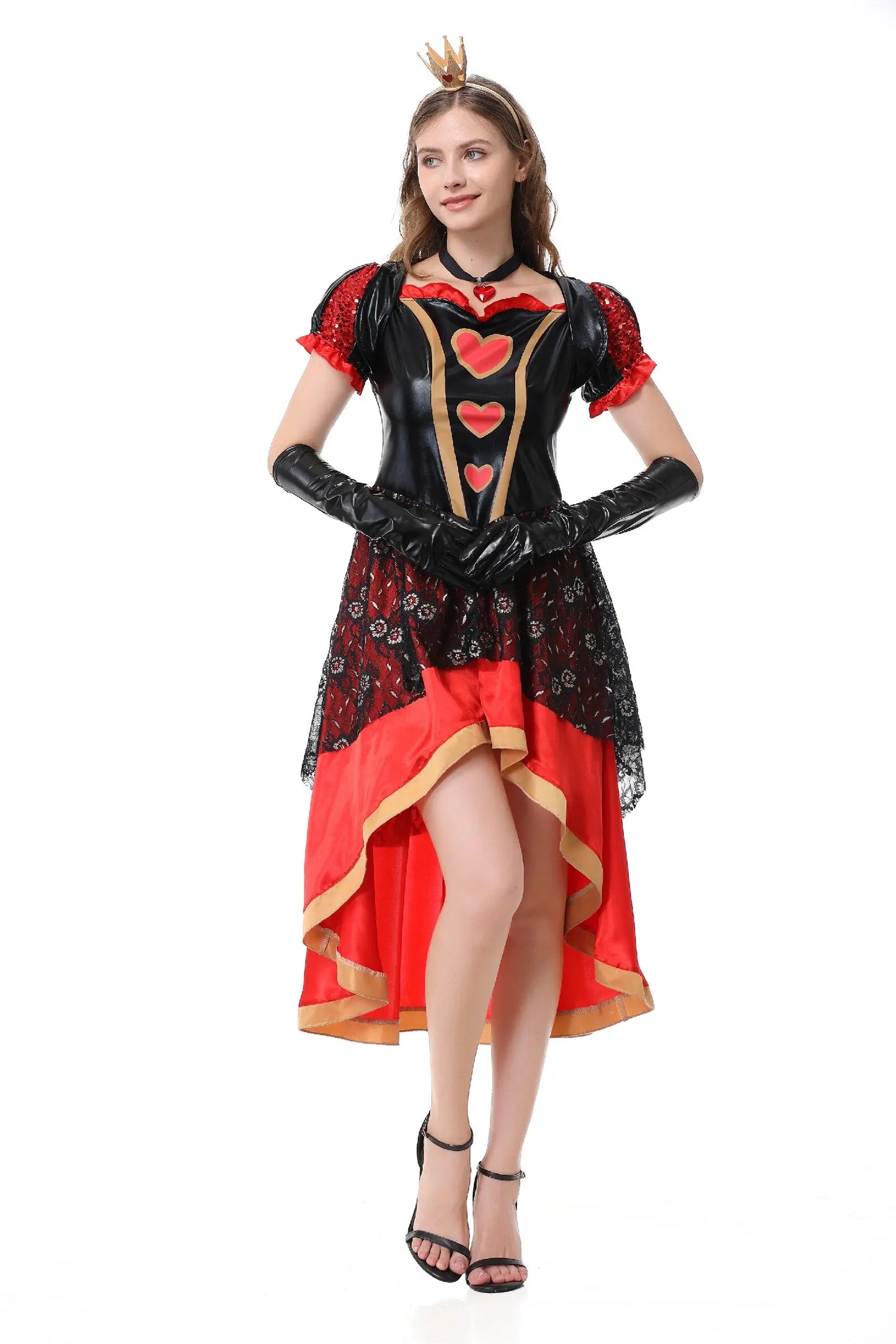 Women's 2026 Red Dress Full Outfit Bar Club Daily Matching Complete Set Costume