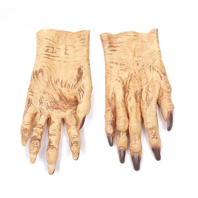 Halloween Makeup Party Props Pranks Terrifying Zombie Blood Gloves Cosplay and Glue Gloves - product image 8