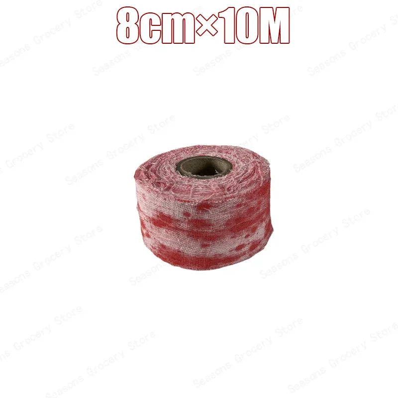 Halloween Bloody Gauze Roll Fake Blood Bandage Wrap Creepy Mummy Zombie Costume Fake Blood Creepy Accessories - product image 9