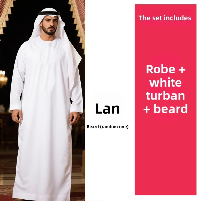 Aladdin Bow Down to Rich Costume Halloween Wedding Outfit Stage Props Polyester Fiber - 140-165cm (just according to your hei
