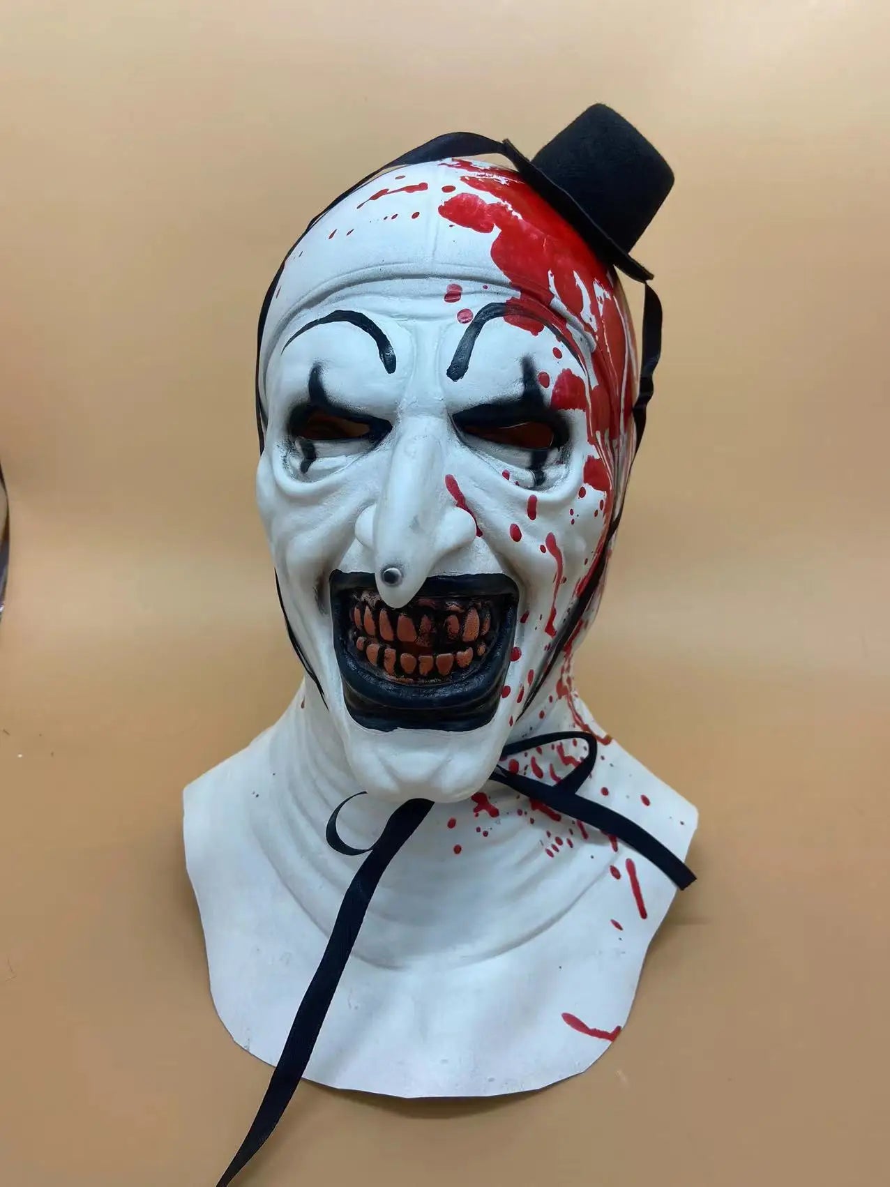 MaskArt the Clown Costume Movie Terrifier Art the Clown Costume Jumpsuit Mask Halloween - Women / M