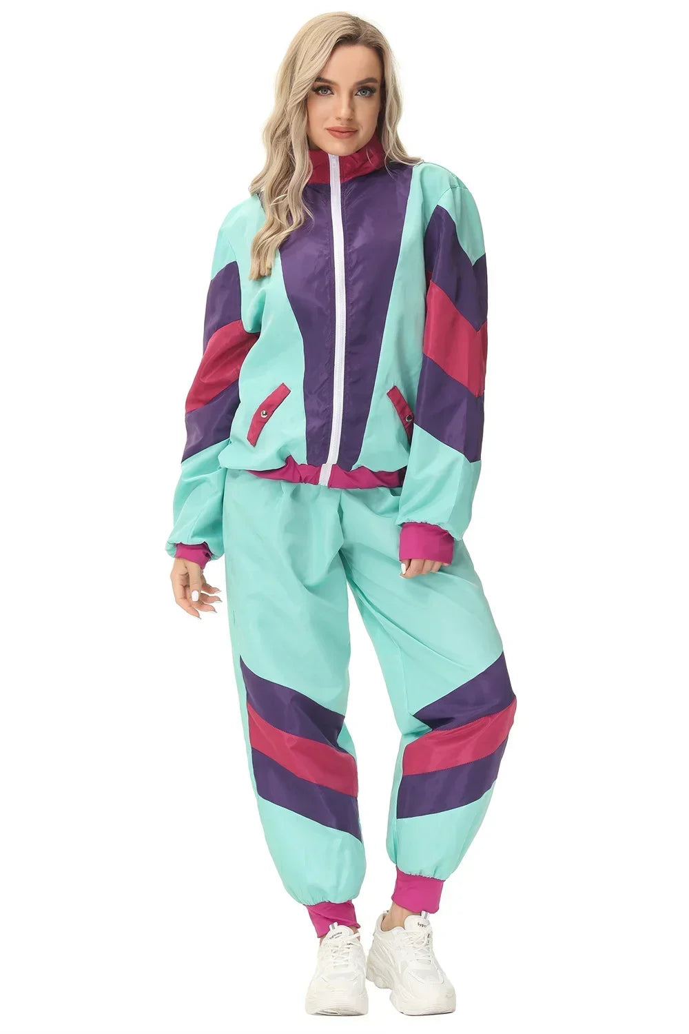 Women's Hippie Cosplay Costumes Carnival Halloween Party Retro 70s 80s Rock Disco Hippies Sports Suit - product image 4