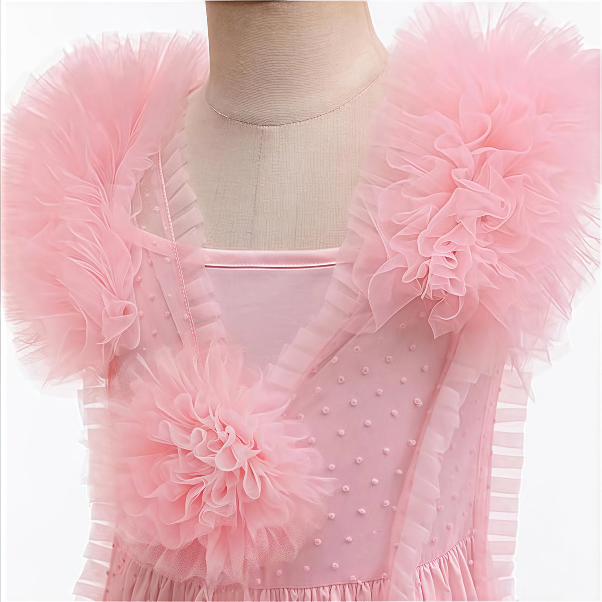 Girls Pink Good Witch-Inspired Halloween Costume Dress