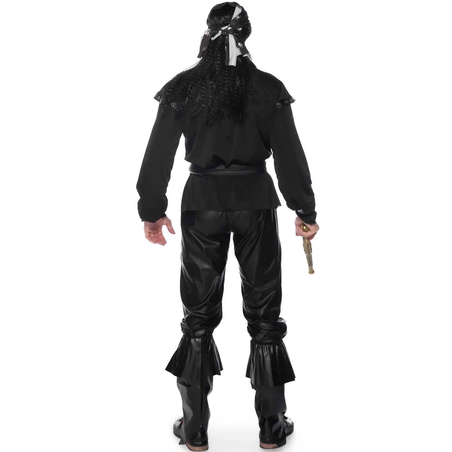 Halloween Medoeval Captain Pirate Costumes Adult Costume for Women Men Couples - women / XL