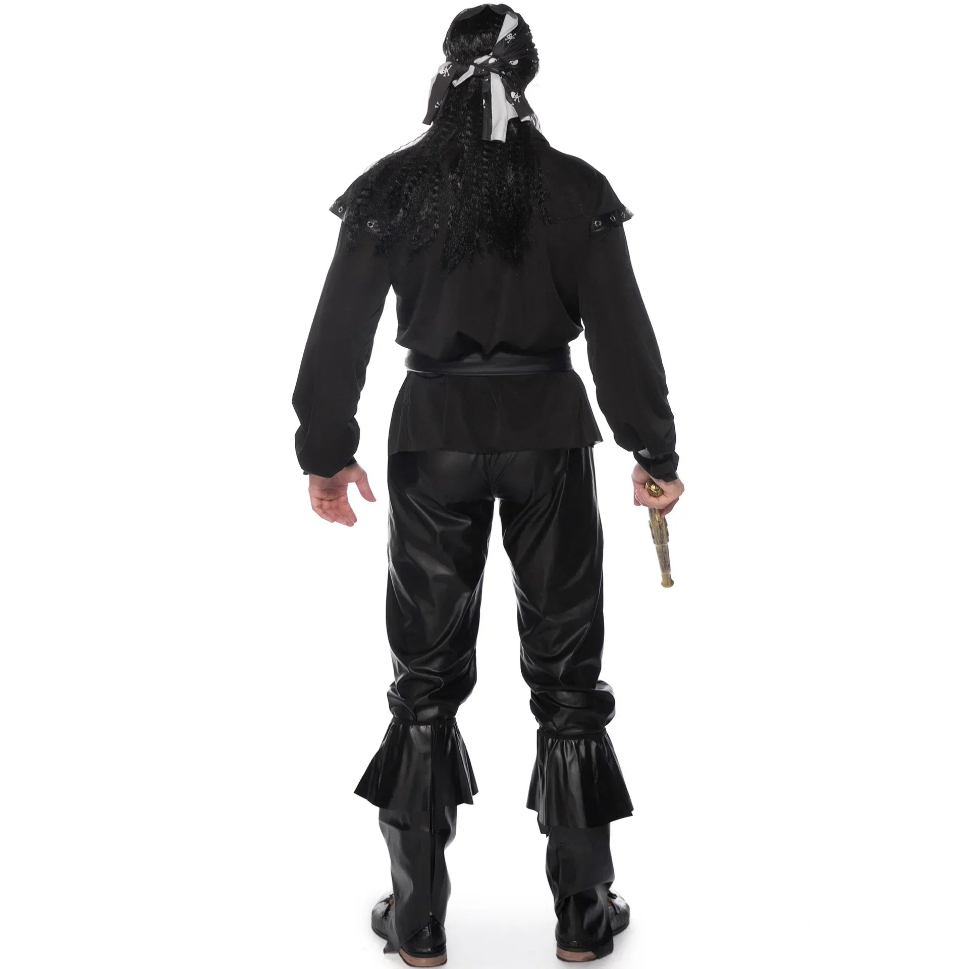 Halloween Medoeval Captain Pirate Costumes Adult Costume for Women Men Couples - women / XL