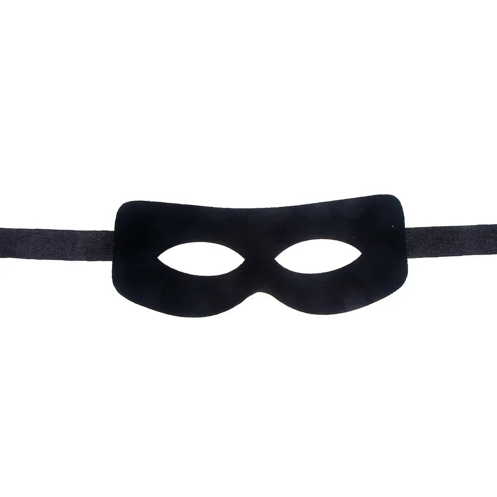 Halloween Half Mask Bandit Ninja Lone Ranger Costume Black Eye Mask Exquisite Halloween - View 6