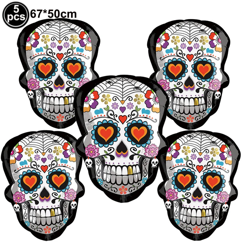 Day of the Dead Skull Party Tableware Set - product image 4