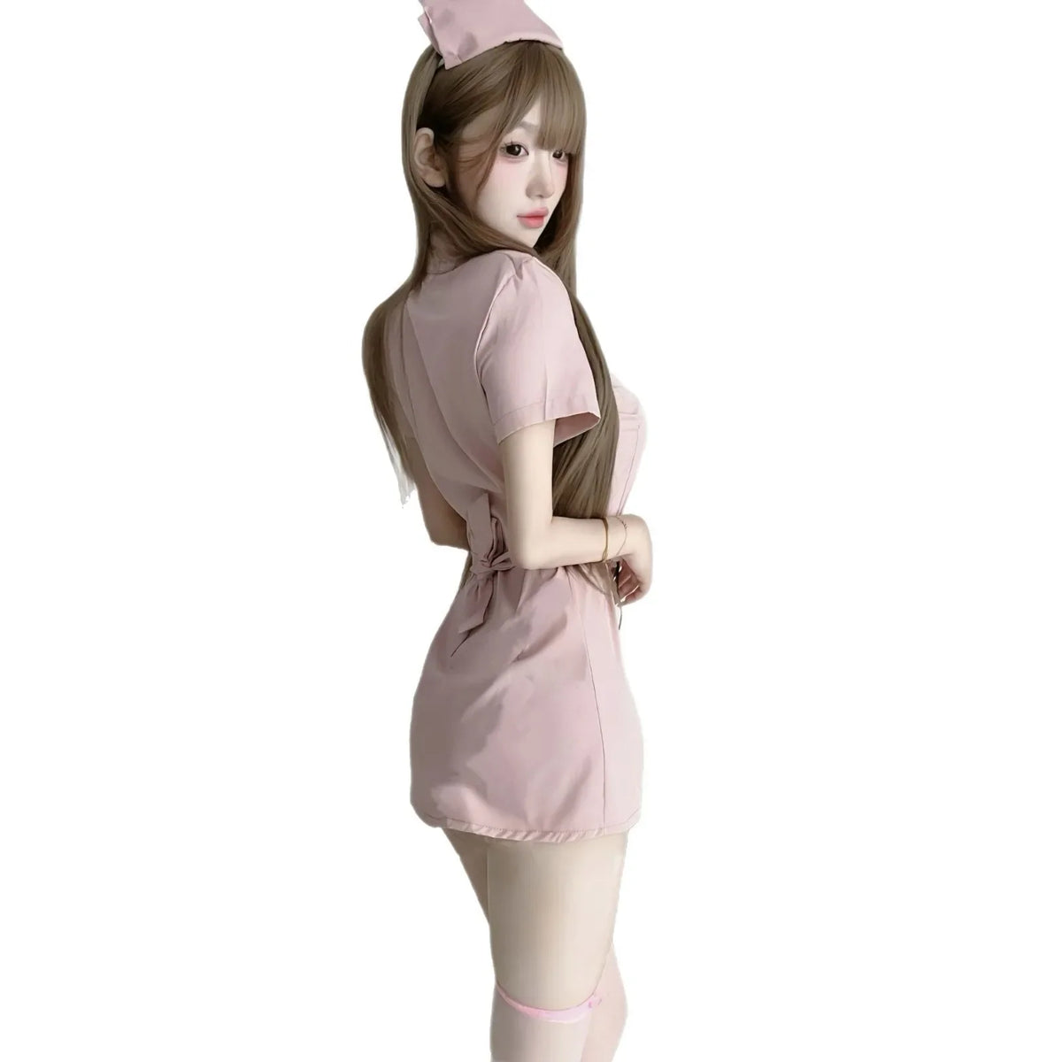 Pure Love Nurse Doctor Role Play Uniform Temptation White Angel White Dress Sexy