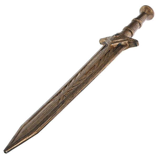 Durable Silver Broad Sword Cosplay Props Halloween Sword Costume Party Supplies Roman Sword Prop Interactive - product image 1