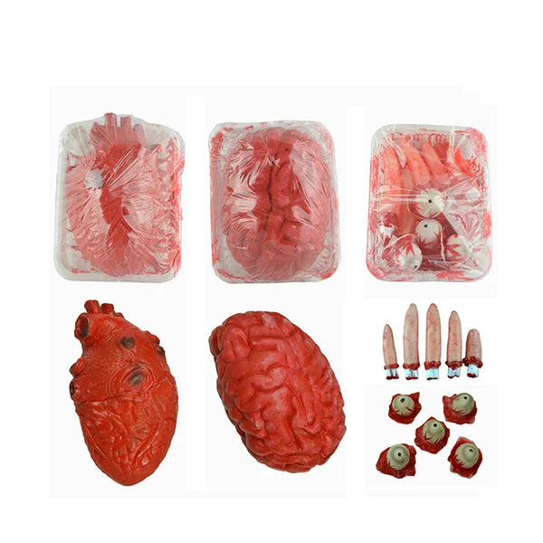 Fake Bloody Heart & Organ Halloween Decoration Props