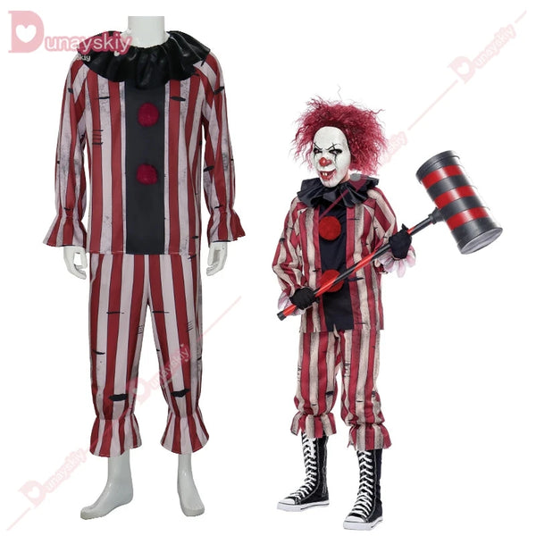 Halloween Costume Clown Costume Horror Movie Scary Horror Clown Party