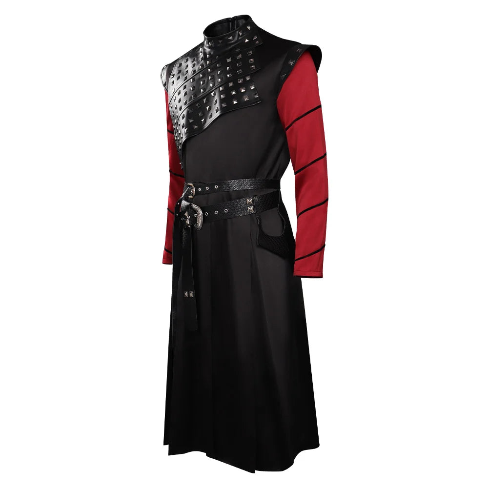 Disguise Prince Daemon Costume Robe Belt Suits TV Dragon Family Costume Men Halloween Up - Style E / XL