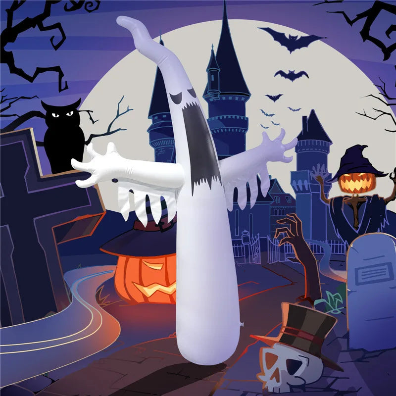 Glowing Inflatable Halloween Ghost Remote Control Flashing Ghost Horror Outdoor Courtyard Party Props - product image 2