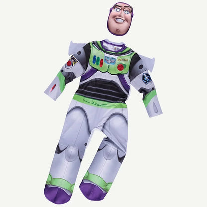Buzz Lightyear Costume Kids Halloween Costume for Children Carnival Party Clothing