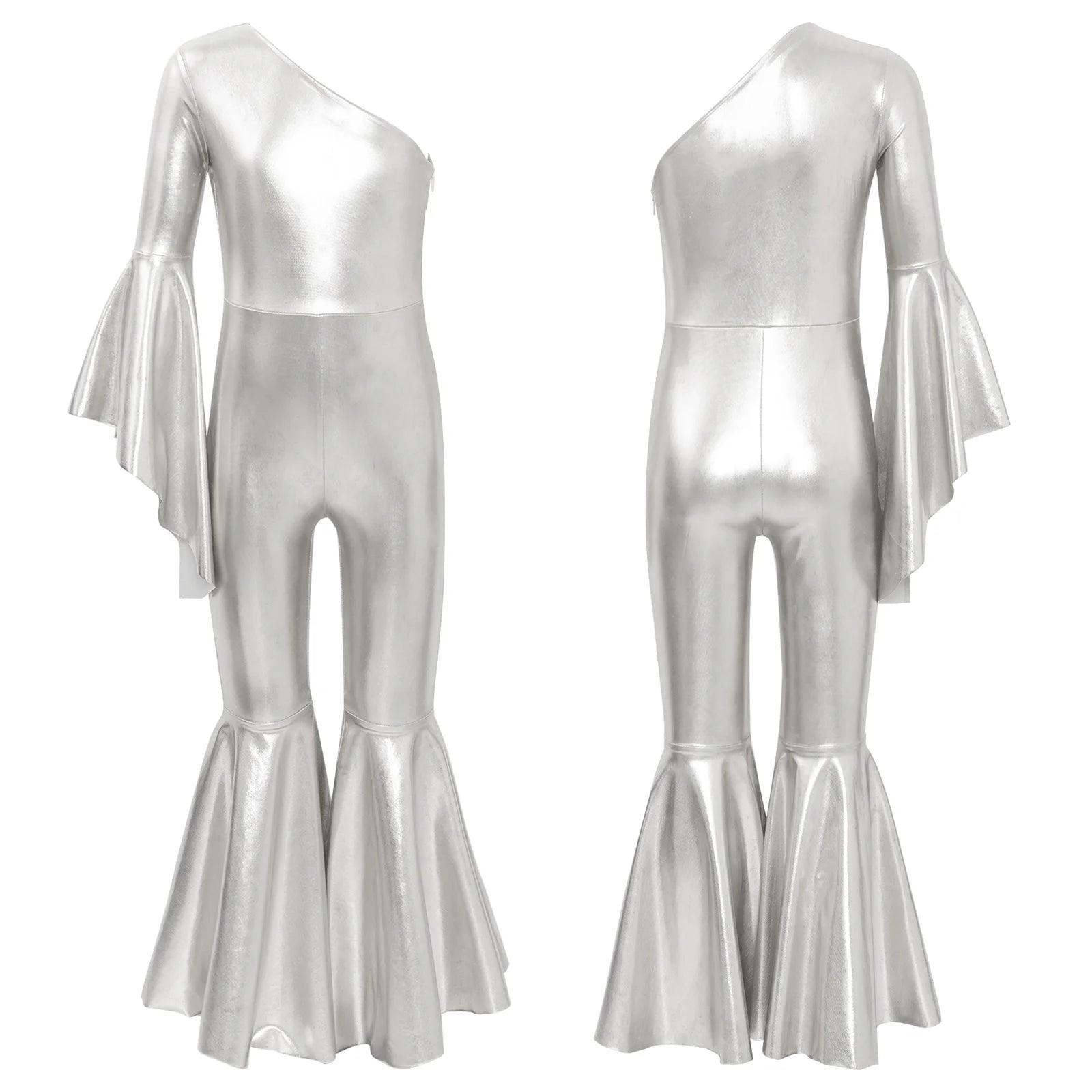 Kids' Disco Shiny Hippie Sleeveless Sequins Tassels 70s 80s Costume - alternate view 13